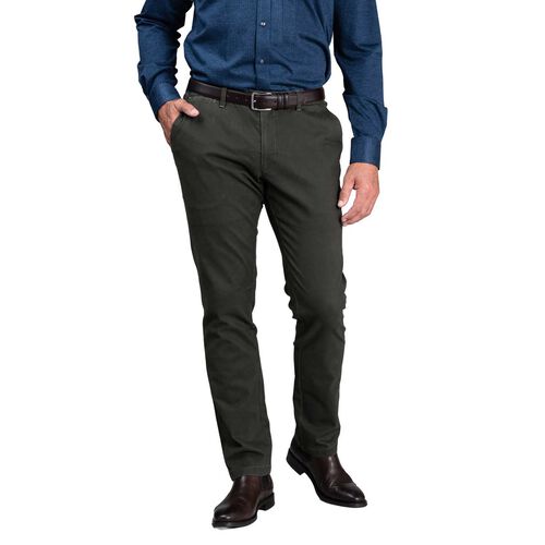 Rembrandt Tyler Dusty Olive Brushed Twill Chino